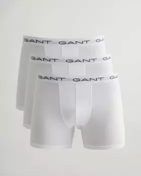 Image of GANT Men 3 Pack Boxer Briefs (L) White