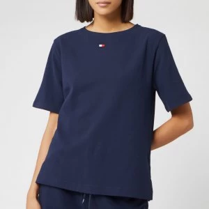 Image of Tommy Hilfiger Womens Flag Core T-Shirt - Navy Blazer - L