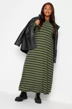 Image of Ribbed Maxi Swing Dress