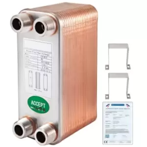Image of Heat Exchanger Brazed Plate Heat Exchanger 40 Plate Heat Exchanger For Heating