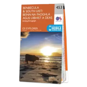 Image of Map of Benbecula & South Uist, Eriskay