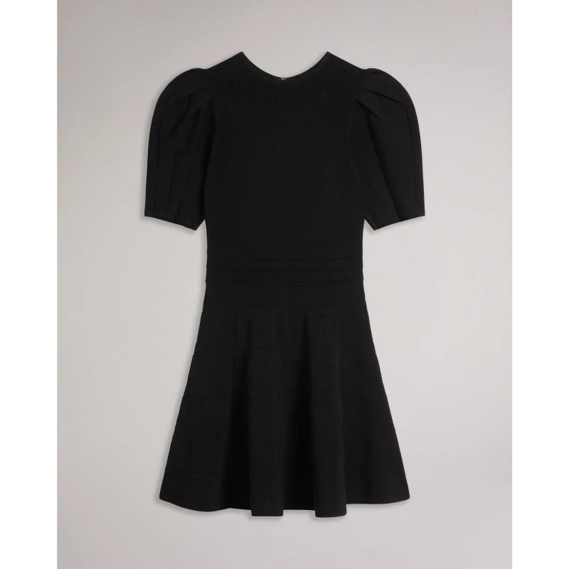 Image of Ted Baker Womens Knitted Jumper Dress Black female 6 (2X)