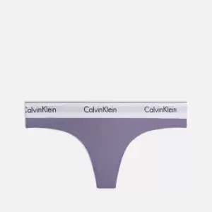 Image of Calvin Klein Underwear Cotton-Blend Thong - L