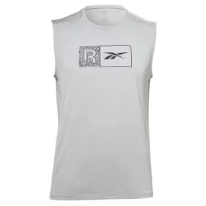Image of Reebok Workout Ready ACTIVCHILL Sleeveless T-Shirt Mens - Grey
