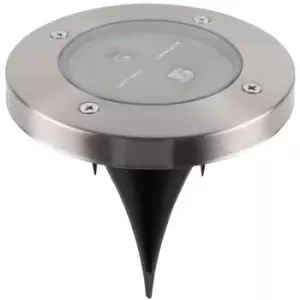 Image of Led Solar Groundspot 12x12x13.5cm Ranex Black