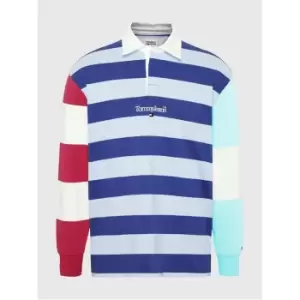 Image of Tommy Jeans Tjm Skater Novel Rugby - Blue