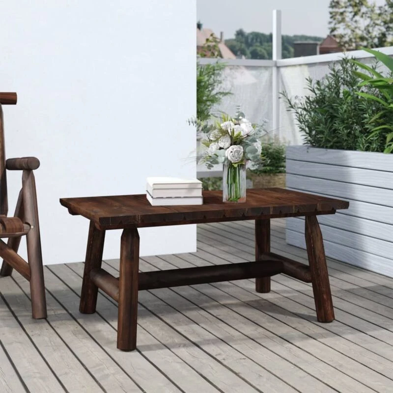 Image of VIDAXL Coffee Table 90x50x41cm Solid Wood Spruce Vidaxl 8720845754709