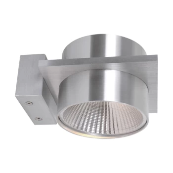 image of Liberstas Up & Down Wall Light Steel Brushed