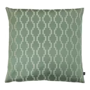 Image of Ashley Wilde Nash Polyester Filled Cushion Polyester Cotton Sage/Eau De Nil