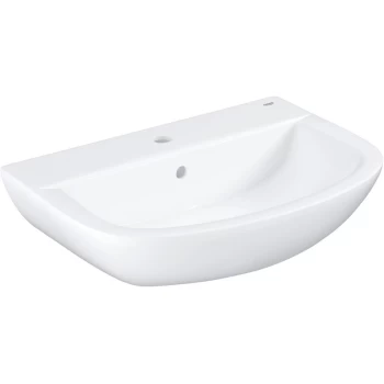 image of Grohe - Bau Ceramic 60cm wall-mounted washbasin Alpine white (39421000)