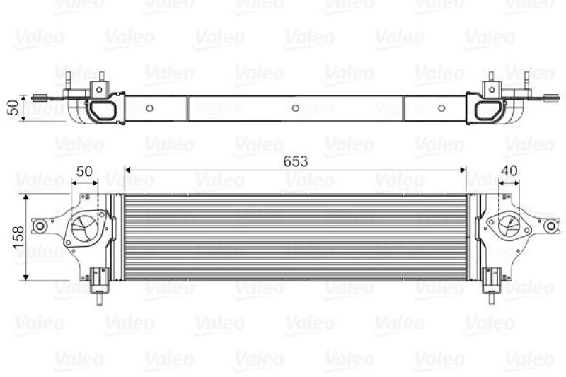 Image of Intercooler VALEO 818589