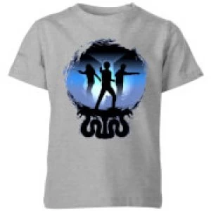 image of Harry Potter Silhouette Attack Kids T-Shirt - Grey - 11-12 Years