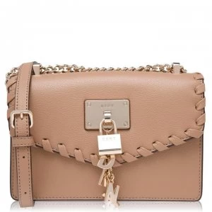 Image of DKNY Elissa Small Fold Over Shoulder Bag - SandCastle 7SC