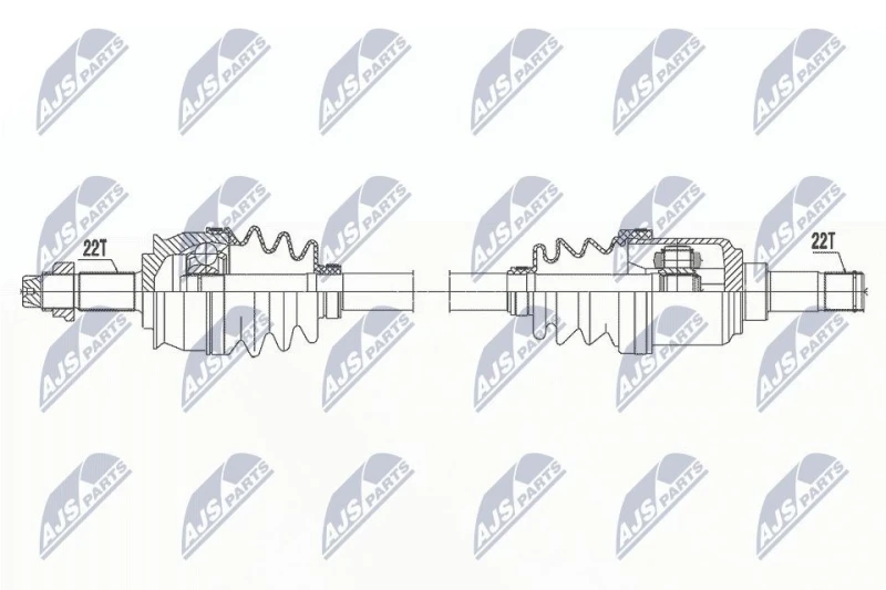 Image of NTY Drive shaft NTY NPW-FT-060