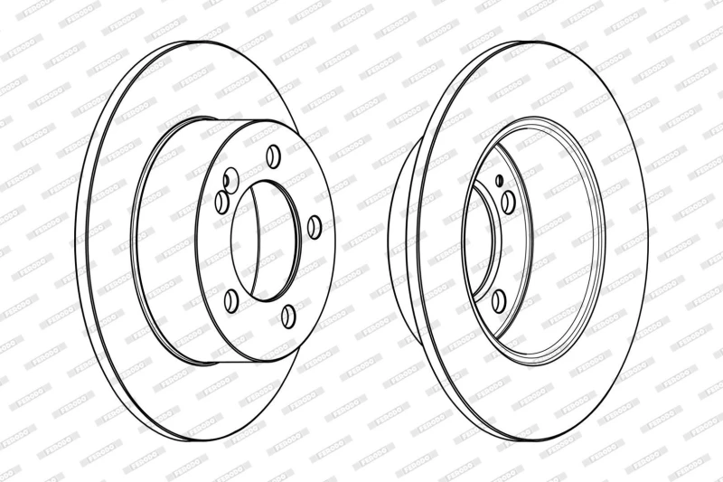 Image of Brake disc FERODO DDF1976C