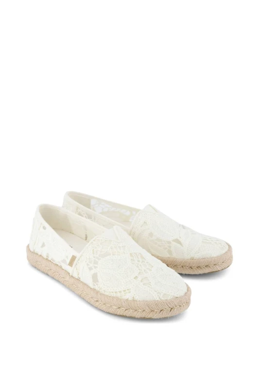 Image of TOMS Womens Alpargata Rope 2.0 Shoe in Natural Size: 5 Natural Female 5