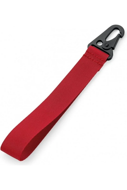 Image of Bagbase Brandable Key Clip in Red Red Unisex One Size