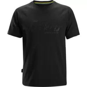 Image of Snickers 2580 Mens Logo T-Shirt Black L