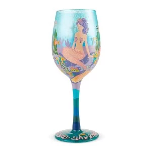 Image of Miss Mermaid Wine Glass