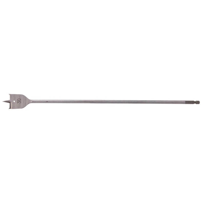 Image of Makita 1/4" Hex Shank Flat Wood Drill Bit E-17522 Diameter: 30mm