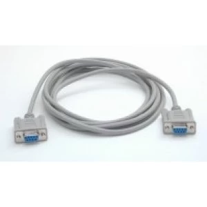 image of StarTech Serial Null modem cable DB 9 F DB 9 F 3 m