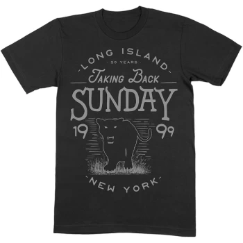 Image of Taking Back Sunday - Panther Unisex Large T-Shirt - Black