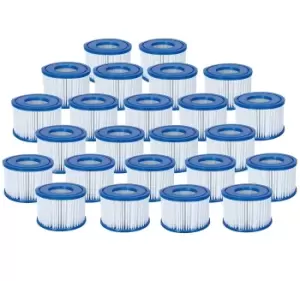 Image of 24 Pack Bestway 58323 Lay-Z-Spa Filter Cartridge, Size VI 10.6cm x 8cm
