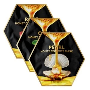 image of MISSHA - Honey Compote Mask - 1pack(5pcs) - Cica