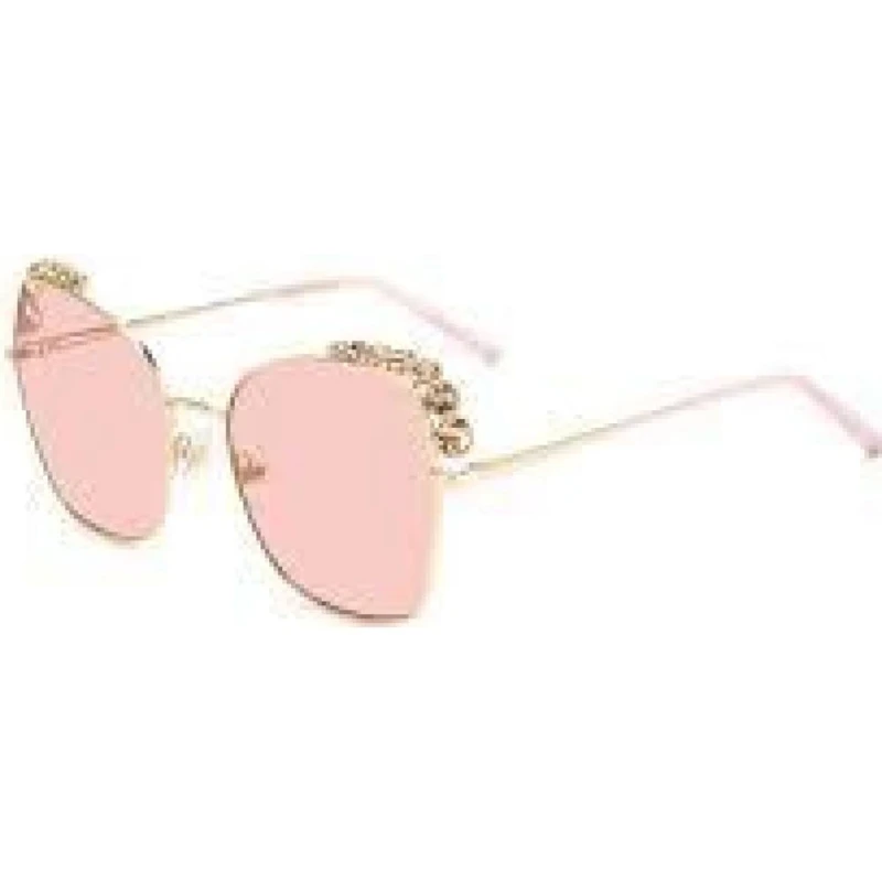 Image of Carolina Herrera Carolina Herrera HER-0145-S-35J Sunglasses in Rose Gold Rose Gold One Size Unisex 716736958903