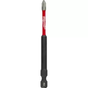 image of Milwaukee Shockwave Impact Duty Phillips Screwdriver Bits PH1 90mm Pack of 1