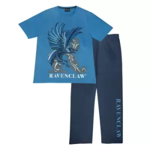 Image of Harry Potter Boys Ravenclaw Pyjama Set (5-6 Years) (Blue/Navy)