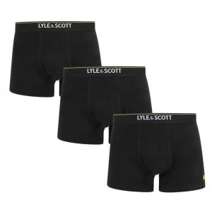 Image of Lyle and Scott Fergus 3 Pack Trunks - Black