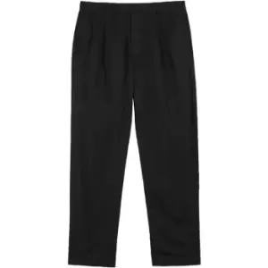 Image of Ted Baker Kurr Pleated Tapered Trouser - Black