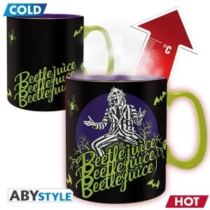 image of Beetlejuice - Beetlejuice Beetlejuice Beetlejuice Heat Change Mug