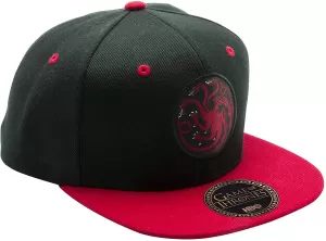 Image of Game Of Thrones - Black & Red - Targaryen Snapback Cap