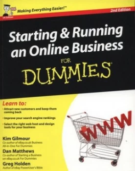 Image of Starting and Running an Online Business for Dummies. by Kim Gilmour Paperback