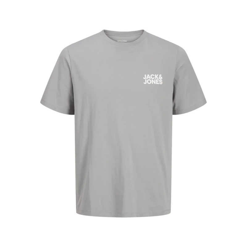 Image of jack & jones Corp Small Logo T-Shirt light grey Men XL;L;M;S