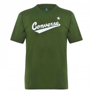 Converse Nova Logo T Shirt - Cypress Green