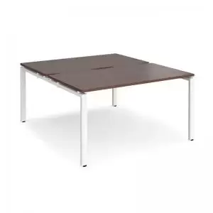 Image of Adapt starter units back to back 1400mm x 1600mm - white frame and