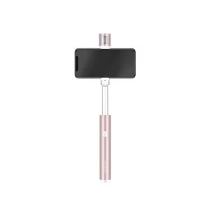 image of Momax Selfie Light Extendable Handheld Monopod with LED KM12M - Pink