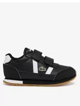 image of Lacoste PARTNER 0121 1 SUI BLK/WHT, Black/White, Size 5 Younger