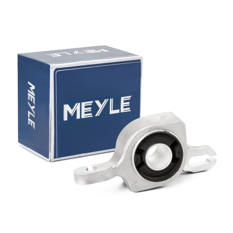 Image of MEYLE 014 610 0032 Arm Bushes Front Axle Right, Original Quality, with holder Control Arm-/Trailing Arm Bush (251)