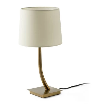 Image of Faro REM - Table Lamp Round Tapered Beige, E27