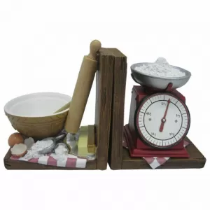 Image of Baking Scales Shelf Tidy Pair Bookends