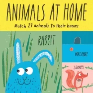 Image of animals at home match 27 animals to their homes
