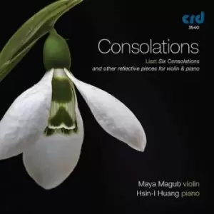 Image of Liszt Consolations Six Consolations and Other Reflective Pieces for Violin & Piano by Franz Liszt CD Album