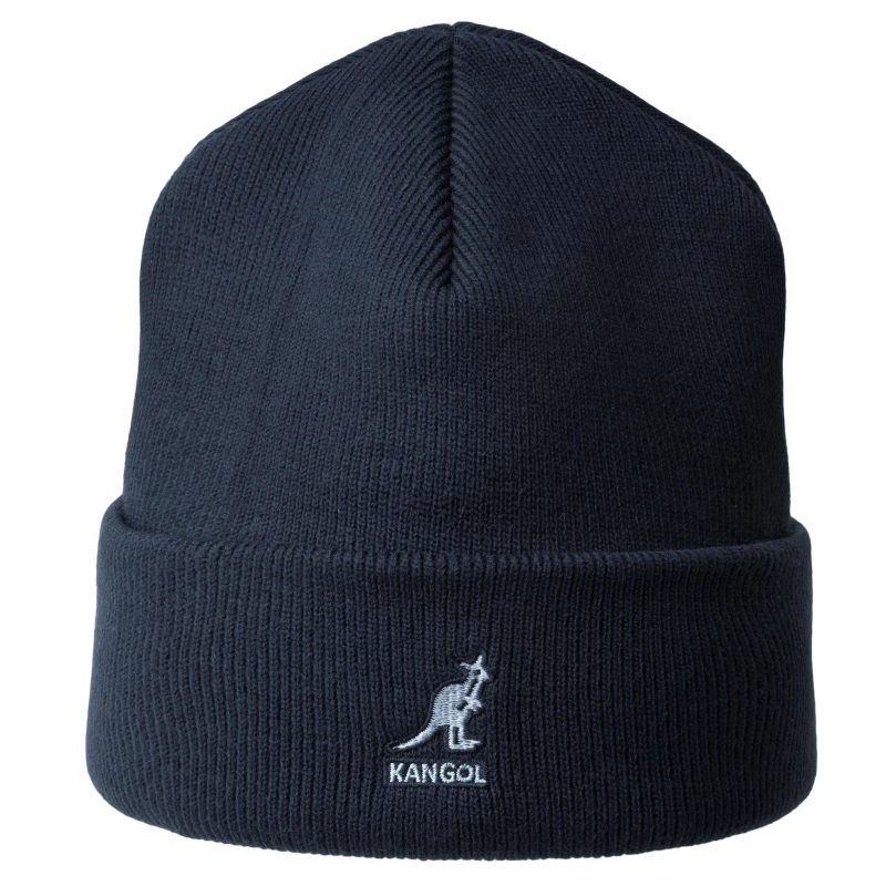 Image of Kangol Adults Acrylic Beanies Dark Blue unisex One Size