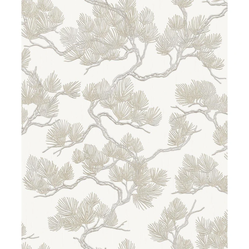 Image of Design ID DID Pine Tree Beige Wallpaper Wallpaper One Size Multi 40359269000