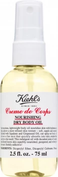 Image of Kiehl's Creme de Corps Nourishing Dry Body Oil 75ml