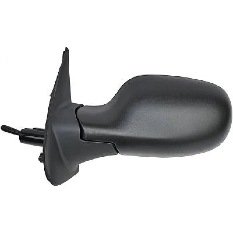Image of DIEDERICHS 6024025 Wing mirror Left, black, Control: cable pull, Grained Outside Mirror (50)